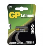 Lithiová baterie GP CR123A - 1ks