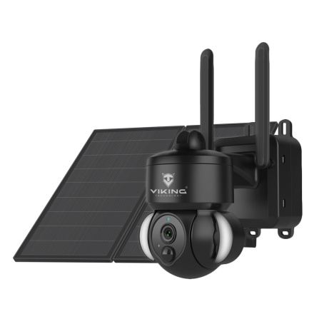 Solární HD kamera Viking HDs03 4G/20000mAh/barevné noční vidění/IP66/aplikace/notifikace/černá