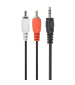 GEMBIRD Stereo audio kabel 3,5mm jack M / 2x RCA CINCH M 2,5 m