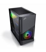 EVOLVEO M5/Micro ATX/Transpar./Černá