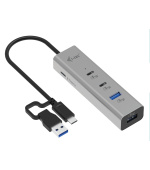 i-tec Universal Charging Metal HUB 2x USB-C + 2x USB-A Port, PD 85W