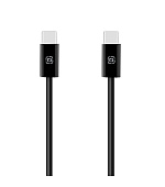 OBAL:ME Super Fast USB-C/USB-C Pletený kabel 60W 1m Black