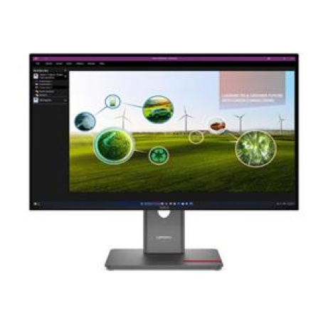 Lenovo LCD P27q-40 27" IPS/2560x1440/6ms/HDMI/DP/4xUSB/Výškově nastavitelný/Pivot/Vesa/Černá