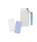 VERBATIM Pocket SSD 2TB, USB-C 3.2 Gen 2, bílá/modrá + 2x gumový obal