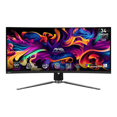 MSI MAG/341CQP/34"/QD-OLED/wQHD/175Hz/0,03ms/Černá/3R