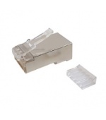 Konektor RJ45 CAT6 STP stíněný pro licnu,100ks