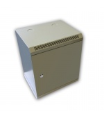 10" rack jednodílný 9U/280 DATACOM šedý plech.dv.