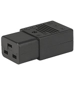 PremiumCord konektor IEC C19, 16A, černý