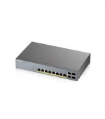 Zyxel GS1350-12HP, 12 Port managed CCTV PoE switch, long range, 130W (1 year NCC Pro pack license bundled)