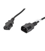 LANBERG IEC 320 C13 na C14 kabel 5M VDE černý