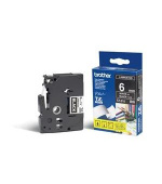 Brother - TZe-315 černá/bílá (6mm Laminované)