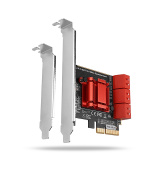 AXAGON PCES-SA6, PCIe řadič - 6x interní SATA 6G port, ASM1166, SP & LP