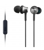 SONY sluchátka MDR-EX450AP, hliník, handsfree,šedá