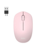 PORT CONNECT bezdrátová myš USB-A/USB-C, růžová