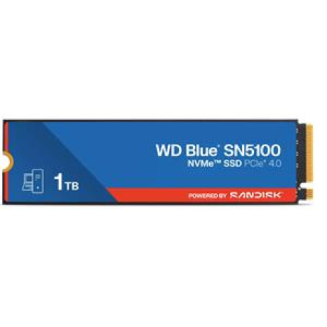 WD BLUE SSD NVMe 1TB WDS100T5B0E PCIe SN5100, Gen4, (R:7100, W:6700MB/s)