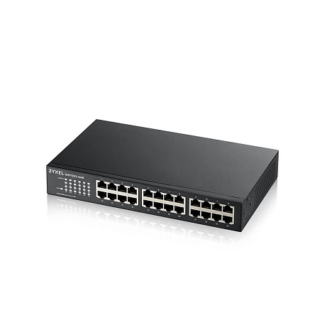 ZYXEL 24xGb fanless rack switch GS1100-24E v4