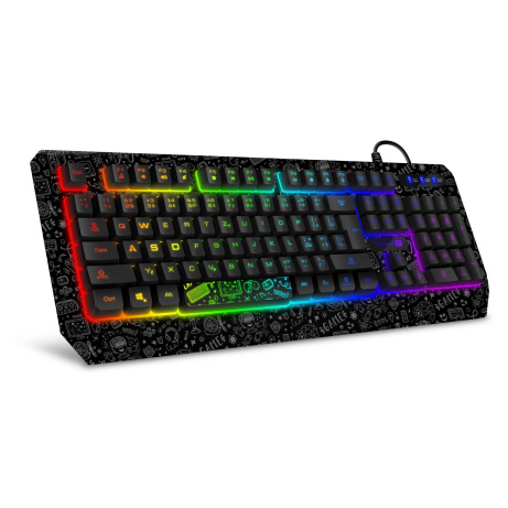 CONNECT IT DOODLE RGB herní klávesnice