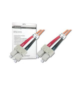 DIGITUS Fiber Optic Patch Cord, SC to SC, Multimode, OM1, 62.5/125 µ, Duplex Length 3m