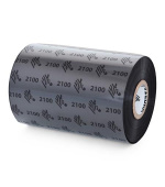Zebra Wax Ribbon, 60mmx300m, 2300; European Wax, 25mm core