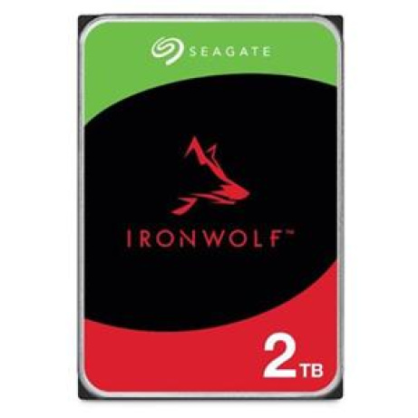 Seagate IronWolf, NAS HDD, 2TB, 3.5", SATAIII, 64MB cache, 5.900RPM