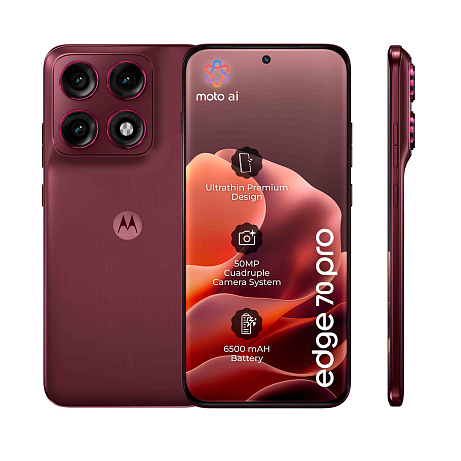 Motorola Edge 70 Pro 12GB/512GB červený