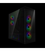 ARCTIC Xtender (Black) black window with GPU