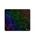 Herní podložka pod myš C-TECH ANTHEA ARC, barevná, pro gaming, 320x270x4mm, obšité okraje