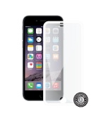 Screenshield™ APPLE iPhone 6/6S Tempered Glass protection display (full COVER white metalic frame)