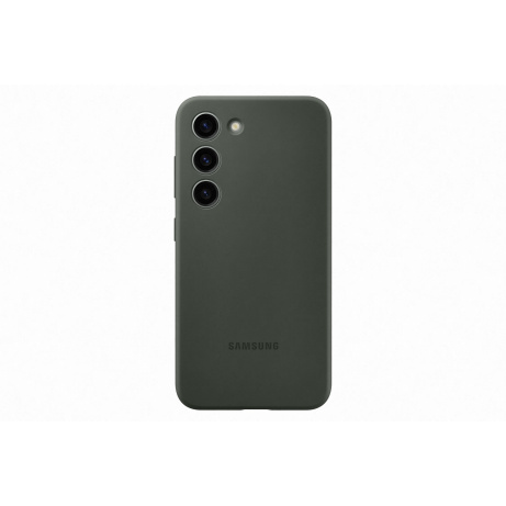 Samsung Silikonový zadní kryt pro Samsung Galaxy S23 Khaki