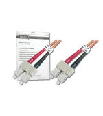 Digitus Fiber Optic Patch Cable, SC to SC,50/125 µ, Duplex, Class OM3 3 m