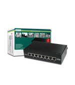 Digitus CAT 5e Desktop Patch Panel, 8 portů 8x RJ45 plně stíněné konektory