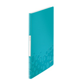 LEITZ Katalogová kniha  WOW, PP, 20 kapes, ledově modrá