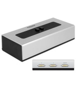 Delock DVI Switch 2-portový, manuální, obousměrný