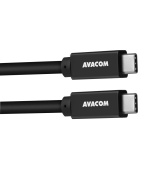 AVACOM Datový a nabíjecí kabel USB Type-C - USB Type-C, 100cm, 60W E-Mark, černý