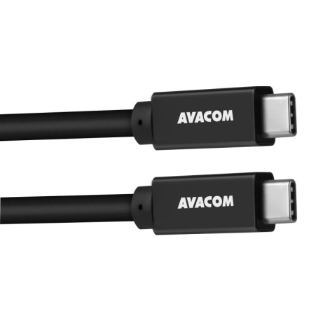 AVACOM Datový a nabíjecí kabel USB Type-C - USB Type-C, 100cm, 60W E-Mark, černý