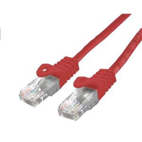 C-TECH Kabel patchcord Cat6, UTP, červený, 2m