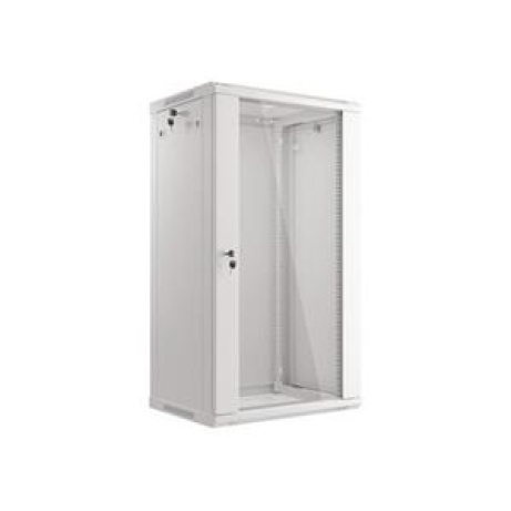 LANBERG 19" RACKOVÁ SKŘÍŇ PRO MONTÁŽ NA STĚNU 22U/600X450 (v rozloženém stavu) ŠEDÁ V2
