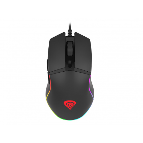 Genesis herní optická myš KRYPTON 220/RGB/6400 DPI/Herní/Optická/6 000 DPI/Drátová USB/Černá