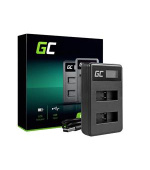 Green Cell Nabíječka baterií AHBBP-501 pro GoPro AHDBT-501, Hero 5 Hero 6 Hero 7 HD Černá Bílá Stříbrná Edition (4.35V 2.5W 0.6A)