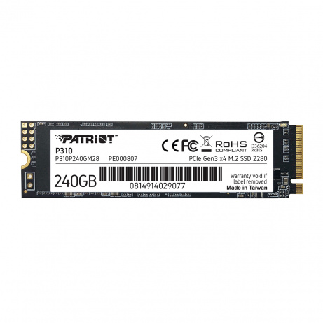 PATRIOT P310/240GB/SSD/M.2 NVMe/5R