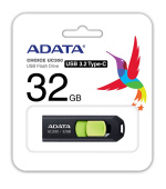 ADATA UC300/32GB/USB 3.2/USB-C/Černá