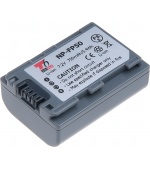 Baterie T6 Power Sony NP-FP30, NP-FP50, 750mAh, 5,4Wh, šedá