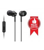 SONY sluchátka MDR-EX110AP, handsfree, černé
