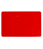 COLOR PVC CARD - RED, 30 MIL (500 CARDS)