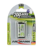 Ansmann akumulátor 9V NiMH 200 mAh (1 ks) maxE