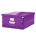 LEITZ Univerzální krabice  Click&Store, velikost L (A3), purpurová