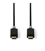 Nedis CCBW64700AT10 - Kabel USB 3.1 (Gen1) | Typ-C Zástrčka - Typ-C Zástrčka | 1 m | Antracit