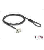 Navilock Zabezpečovací kabel na laptop se zámkem na klíč pro standardní slot Kensington - krátká zamykací hlava