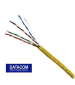 DATACOM UTP lanko CAT5E PVC 305m box žlutý