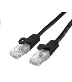 C-TECH Kabel patchcord Cat6, UTP, černý, 1m